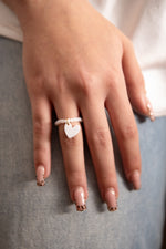 Bague Flaurine coeur