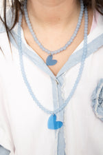 Sautoir Athena Bleu ciel