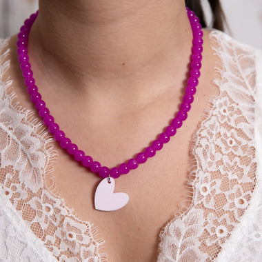 Collier Athena Fuchsia