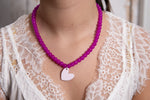 Collier Athena Fuchsia