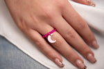 Bague Flaurine Lune