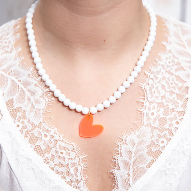 Collier Athena Summer Blanc