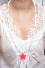Sautoir Athena Summer Blanc