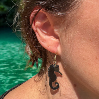 ❤︎ Boucles d’oreilles Hippocampe – Collection Playa ❤︎